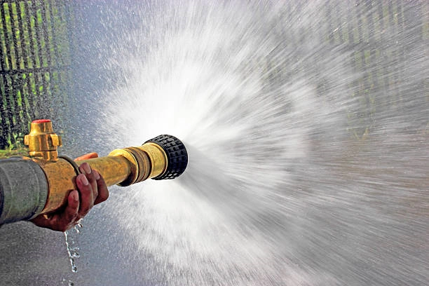 Teste hidrostático em rede de incêndio